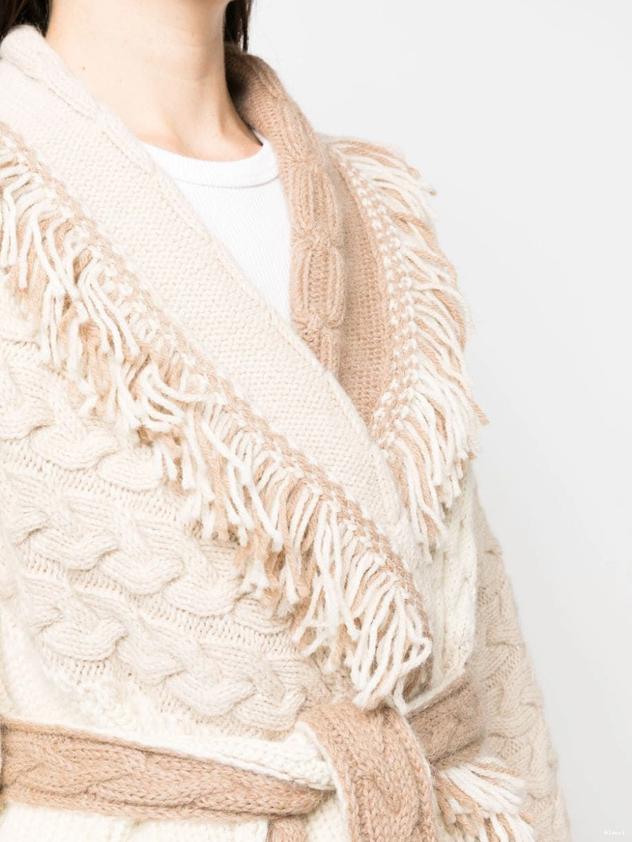 Cheap cardigan Women Alanui wool Glacier Talking 0813